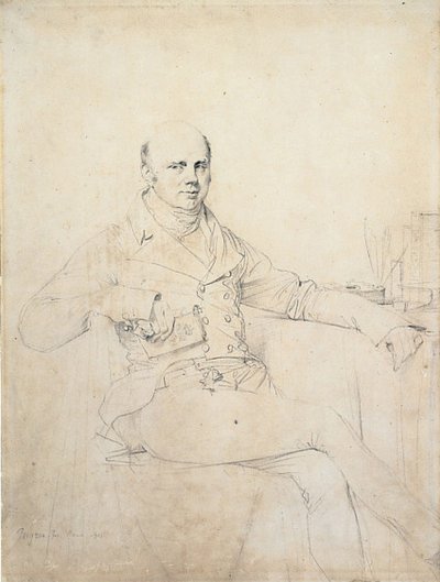 John Russell, Sixth Duke of Bedford by Jean Auguste Dominique Ingres